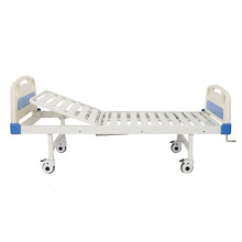 ABS Single Crank One Function Manual Medical Hospital Bed for Sale
